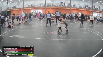 40 lbs 1st Place Match - Mattheo Salem, Legacy Elite Wrestling vs Mason Pressley, LWC: Raiders