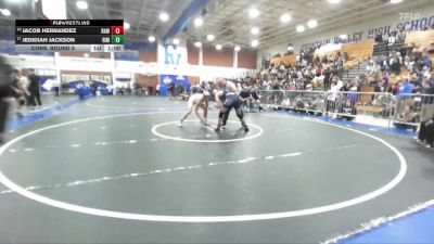 157 lbs Cons. Round 5 - Jacob Hernandez, Ramona vs Jedidiah Jackson, Rim Of The World