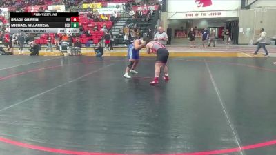 285 lbs Champ. Round 1 - Brady Griffin, Drury vs Michael Villarreal, Barton