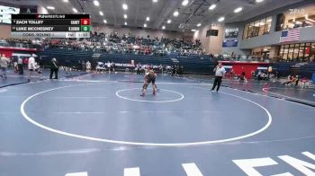 126 lbs Cons. Round 1 - Zach Tolley, Conroe Caney Creek vs Luke McChesney, Katy Jordan