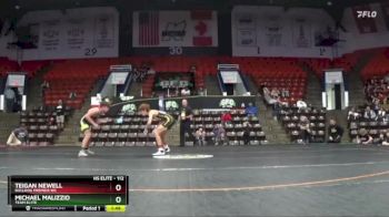 112 lbs Cons. Round 2 - Teigan Newell, Bulldog Premier WC vs Michael Malizzio, Team EL1TE