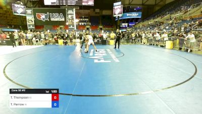 150 lbs Cons 32 #2 - Tensei Thompson, ID vs Tyrone Parrow, IA