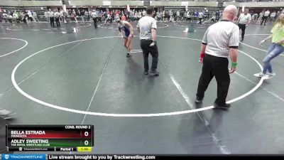 116-124 lbs Cons. Round 2 - Bella Estrada, Minnesota vs Adley Sweeting, The Royal Wrestling Club