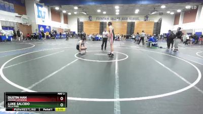 190 lbs Champ. Round 1 - Luke Salcido, Villa Park vs Dustin Han, Orange Lutheran