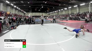 116 lbs Consi Of 8 #2 - Zach Benson, Western Colorado WC vs Koston Del Toro Del Toro, Chain WC