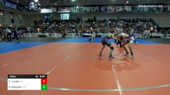 126 lbs Consolation - Cooper Lange, St. Augustine Prep vs Alexander Reigosa, Hope
