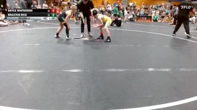85 lbs Round 2 - Bryce Whitesides, Summerville Take Down vs Braxton Rice, Carolina Reapers