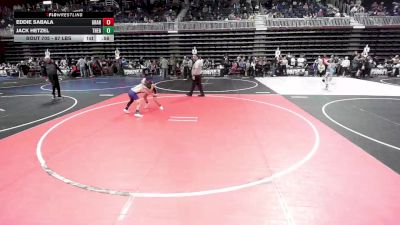 87 lbs Rr Rnd 1 - Eddie Sabala, Grandview Wolves vs Jack Hetzel, Thermopolis WC