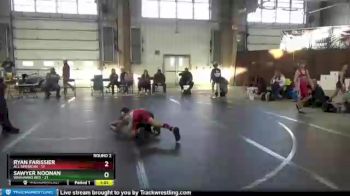 76 lbs Round 2 (8 Team) - Ryan Farissier, All American vs Sawyer Noonan, Warhawks Red