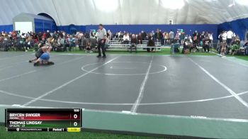 100 lbs Round 8 (10 Team) - Thomas Lindsay, CP Elite vs Brycen Swiger, Medina