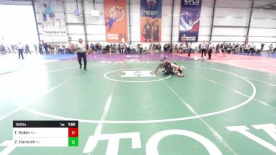 182 lbs Round Of 32 - Ty'zjuan Baker, MA vs Zakaria Darwish, NJ