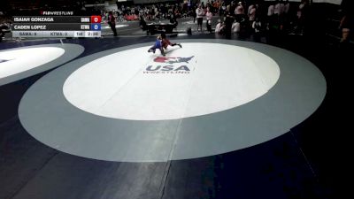 120 lbs Isaiah Gonzaga, SAWA - Sacramento Area Wrestling Association vs Caden Lopez, KTWA-Kings-Tulare Wrestling Association