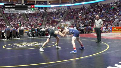 114 lbs Quarterfinal - John Segata, Council Rock South vs Zach Rehak, Thomas Jefferson