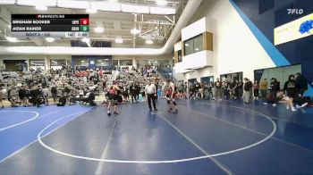120 lbs Champ. Round 1 - Brigham Booker, Lone Peak vs Aidan Rainer, Grantsville