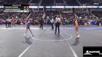 67 lbs Cons. Round 1 - Brecken Lawrenz, Herington vs Bowen Pfannenstiel, Norton