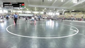 130 lbs Cons. Round 3 - Andrew Boles, GroundZero vs Joshua Geist, Overton Co MSWC