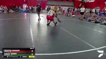 285 lbs Round 3 (4 Team) - Harley Weber, BBE/Waska vs Tryston Johnson, Waukon