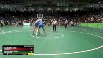 195 lbs Quarterfinal - Ronin Hammond, Perry Meridian vs Kyle Zickmund, Frankfort