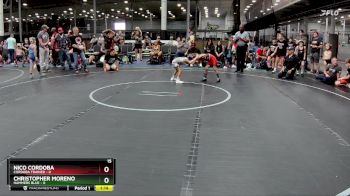 48 lbs Round 5 (8 Team) - Nico Cordoba, Cordoba Trained vs Christopher Moreno, Hammers Blue