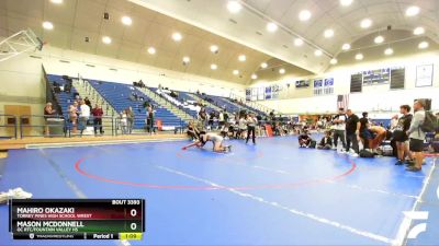 165 lbs 1st Place Match - Mason McDonnell, OC RTC/Fountain Valley HS vs Mahiro Okazaki, Torrey Pines High School Wrest