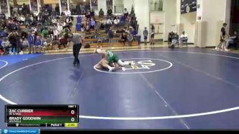 154 lbs Quarterfinal - Brady Goodwin, Holtville vs Zac Currier, W. S. Neal