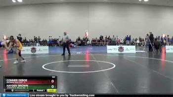 141 lbs Placement Matches (16 Team) - Hayden Brown, Johnson & Wales (RI) vs Conner Deboe, Baldwin Wallace