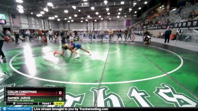 96 lbs 3rd Place Match - Collin Christman, Coulee Crushers vs Damien Jarvis, Team Real Life Wrestling