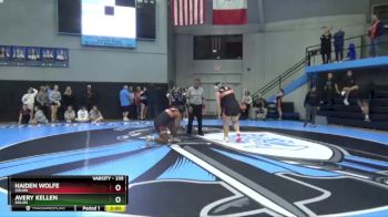 235 lbs 5th Place Match - Haiden Wolfe, Solon vs Avery Kellen, Solon