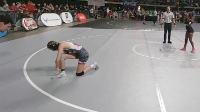 G 107 lbs Champ. Round 1 - Jaiden Dyer, Zachary Girls vs Amelia McNabb, North DeSoto Girls