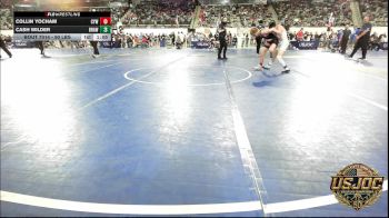 90 lbs Round Of 32 - Collin Yocham, Coweta Tiger Wrestling vs Cash Wilder, Brawlers
