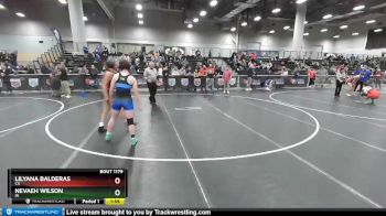 122 lbs Champ. Round 2 - Nevaeh Wilson, IN vs Lilyana Balderas, CA