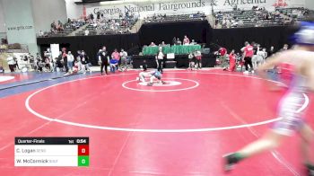 73 lbs Quarterfinal - William McCormick, South Forsyth WAR Wrestling Club vs Cal Logan, Dendy Trained Wrestling