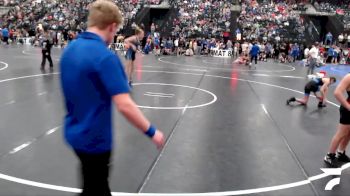 111-114 lbs Quarterfinal - Rylee Church, Lexington Middle School vs Hadlee Kracht, Bon Homme