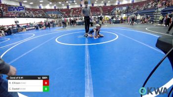 40 lbs Consi Of 8 #1 - Rhiller Ellison, El Reno Wrestling Club vs Christian Sweat, Division Bell Wrestling