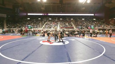 4A-120 lbs Champ. Round 1 - David Perez, Jackson Hole vs Lucas Stirling, Thunder Basin High School