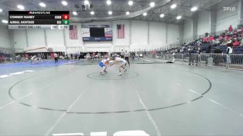 141 lbs Cons. Round 2 - Conner Haney, Merchant Marine vs Ajmal Akhtari, Onondaga Community College