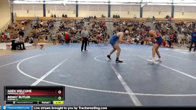 157 lbs Cons. Round 2 - Benny Butler, Harper CC vs Aden Welcome, Minnesota State