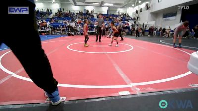 55 lbs Quarterfinal - Isiah Lee, Tulsa North Mabee Stampede vs Logan Ponce, Hilldale Youth Wrestling Club