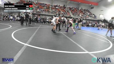 112 lbs Quarterfinal - Beau Moore, Gore Pirates Youth Wrestling vs Camron Waters, Pocola Youth Wrestling