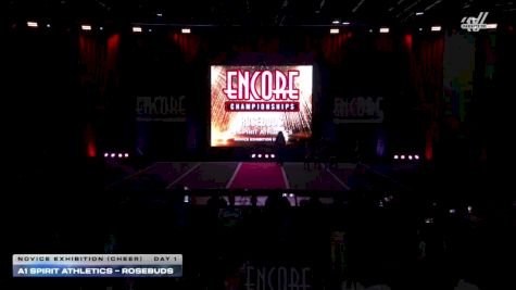 A1 Spirit Athletics - Rosebuds [2025 Novice Exhibition (Cheer) Day 1] 2025 Encore Grand Nationals
