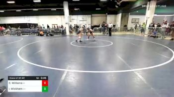 112 lbs Consolation - Cecilia Williams, MI vs Isaak Wickham, OH