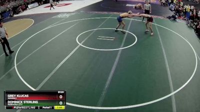 Champ. Round 1 - Dominick Sterling, Nebraska City vs Grey Klucas, Waverly