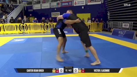 Victor J Lacombe vs Carter Dean Urich 2025 Pan IBJJF Jiu-Jitsu No-Gi Championship