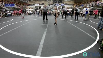 52 lbs Quarterfinal - Maddox Sacco, Lone Grove Takedown Club vs Fernando Cerda, OKC Saints Wrestling