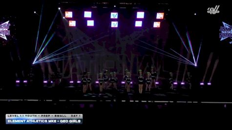 Element Athletics MKE - Geo Girls [2026 L1.1 Youth - PREP - Small DAY 1] 2026 JAMfest Cheer Super Nationals