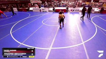 70 lbs Cons. Semi - Sayed Hashimi, California vs Mohammed Abdulkareem, S. K. Golden Boys Wrestling Club