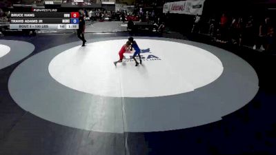 40 lbs Champ. Round 1 - Bruce Hang, Red Wave Wrestling vs Travis Adams Jr, Madera Grapplers Wrestling Club