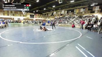 132 lbs Champ. Round 2 - Andrew Gilligan, Dos Pueblos vs Cole Cronan, Turlock