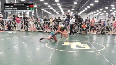 114 lbs Rr Rnd 3 - Emma Cain, Orchard South Girls - HSG vs Kennedie Davis, MetroWest United Pink - HSG