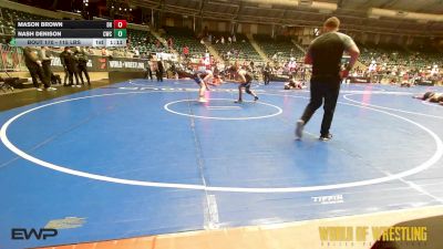 115 lbs 3rd Place - Mason Brown, Darkhorse vs Nash Denison, Cowboy Wrestling Club
